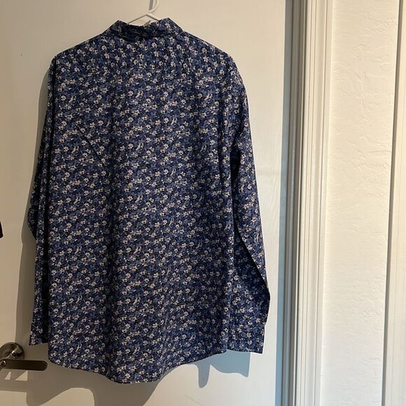 J. Crew Flex Washed Slim Untucked Chambray Button Down Size XL - Picture 6 of 6